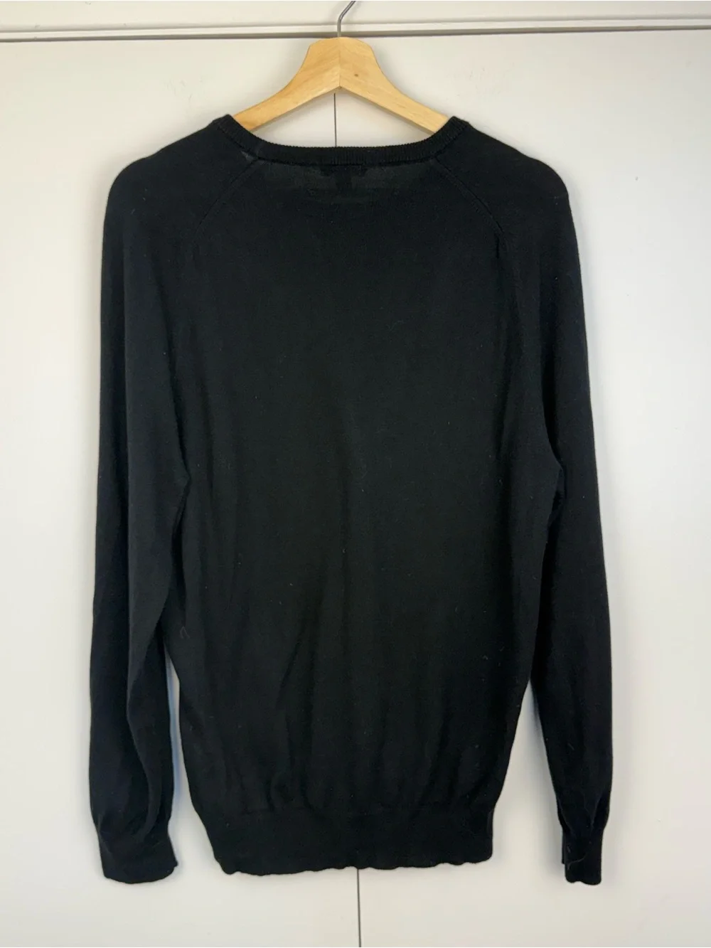 J.Crew Black Cotton Cashmere Crewneck Sweater Men’s S